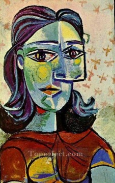 Tete de femme 3 1939 Cubist Oil Paintings